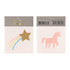 Star & Unicorn Tattoos <br> Set of 2 Sheets